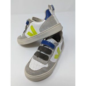 VEJA X BONTON WHITE JAUNE FLUO INDIGO SIZE 13.5